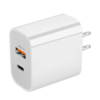 CONVERTIDOR USB Y TIPO C DE PARED 20W QC
