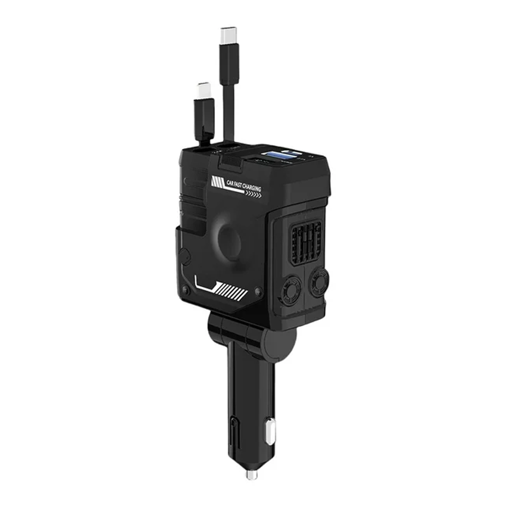 CARGADOR RETRACTIL CARRO 66W